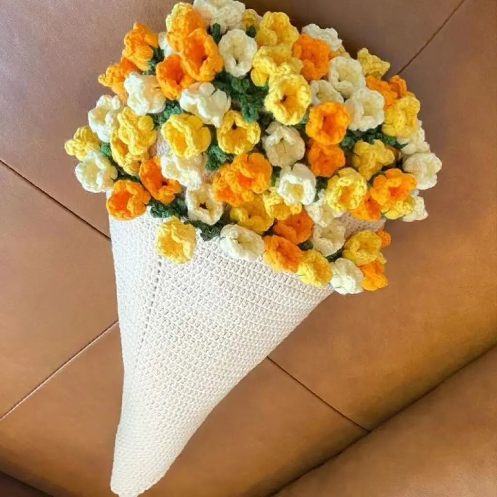 Bloomknits™ Rose Bouquet Blanket