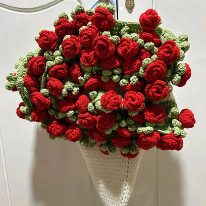 Bloomknits™ Rose Bouquet Blanket